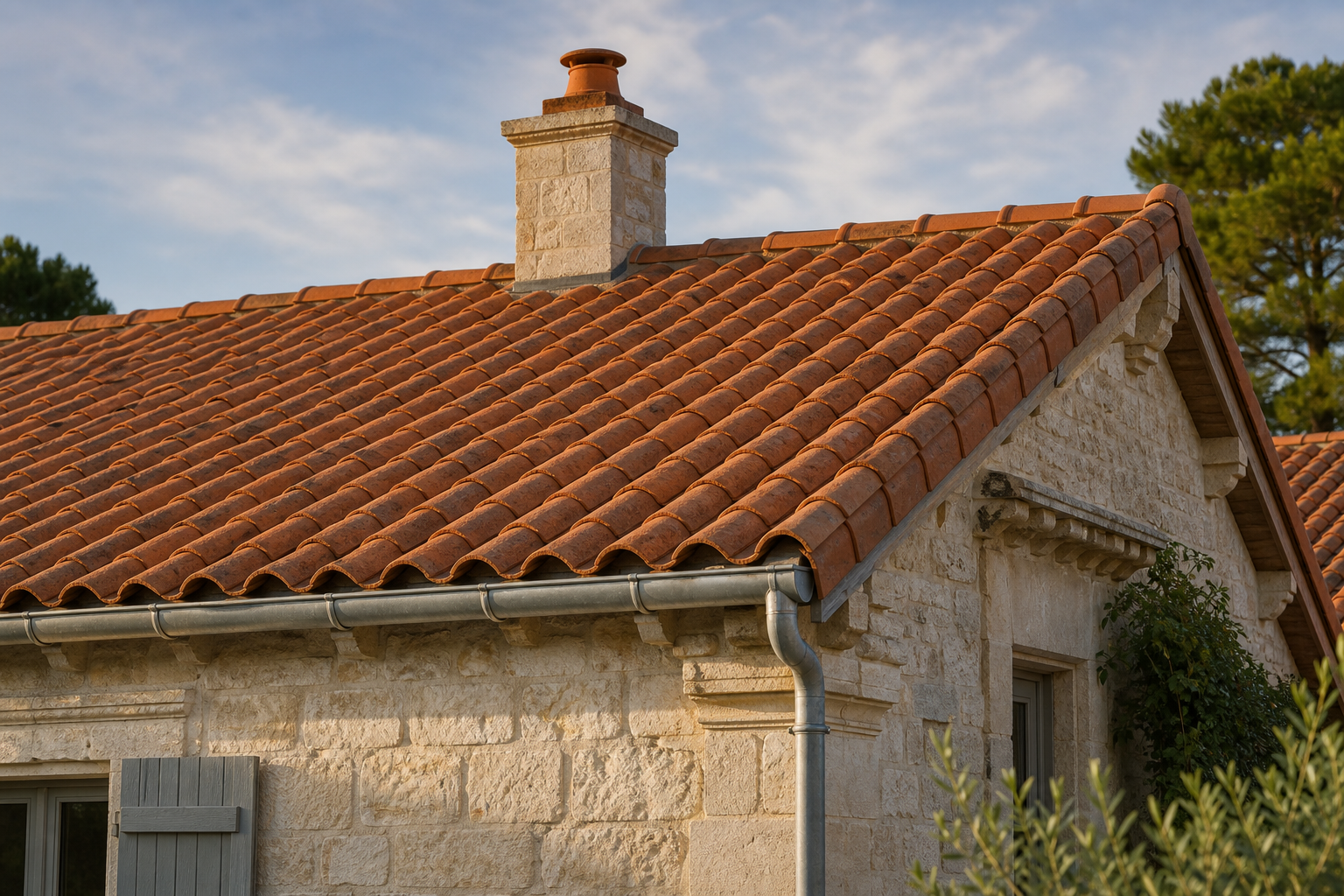 Rénovation d’une couverture en tuiles terre cuite
